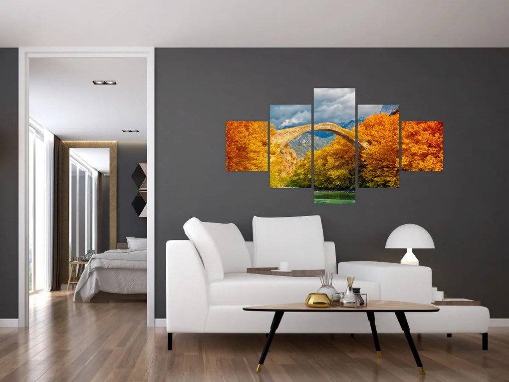 Obraz - Most Konitsa (125x70 cm)