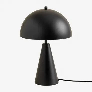 Lampa Stołowa Z Żelaza Jaliya Czarna - Sklum