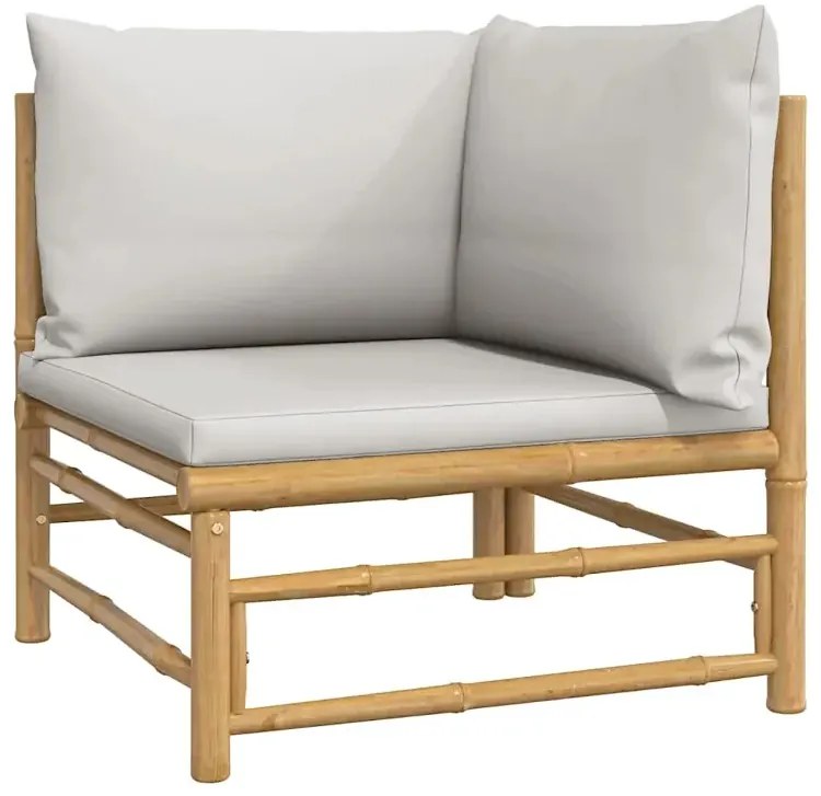 Elegancki zestaw ogrodowy z bambusa A5-S03