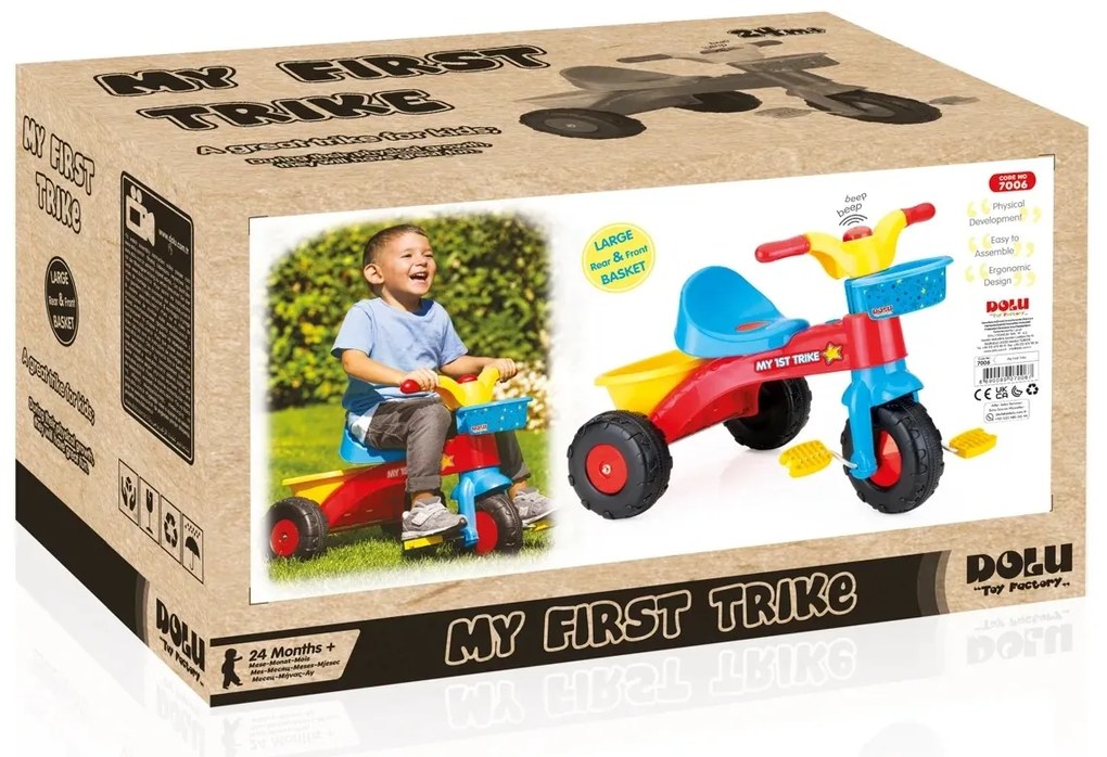 Dół Moje pierwsze trójkołowe, 50 x 64 x 46 cm