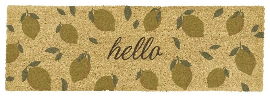 Wycieraczka z włókna kokosowego 40x120 cm Hello Lemons – Artsy Doormats