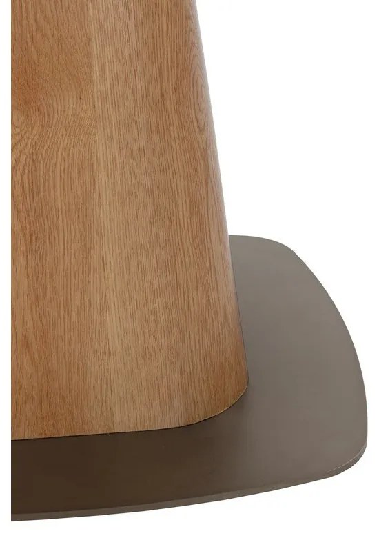 Stół w dekorze dębu 120x120 cm Etel – MOME