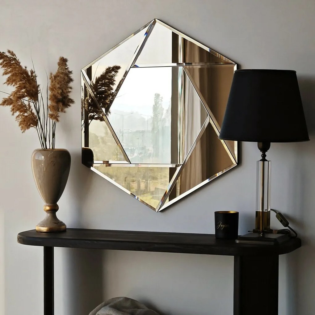 Lustro Status Bronze 60 x 70 cm