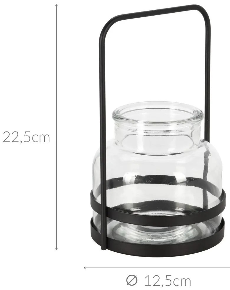Świecznik na tealight, metalowy uchwyt