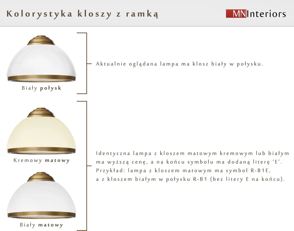 Plafon mosiężny z ramką PR-PL3D
