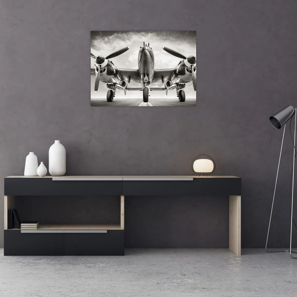 Obraz na szkle - Warbird (70x50 cm)