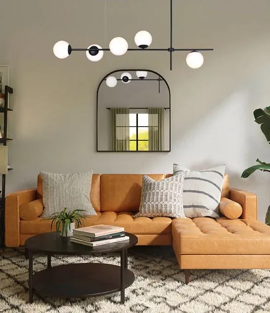 Duża nowoczesna lampa wisząca nad stół - 4X S868 N6-F75