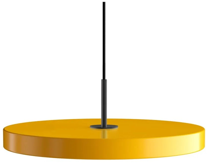 Lampa wisząca LED w kolorze ochry z metalowym kloszem ø 43 cm Asteria Medium – UMAGE