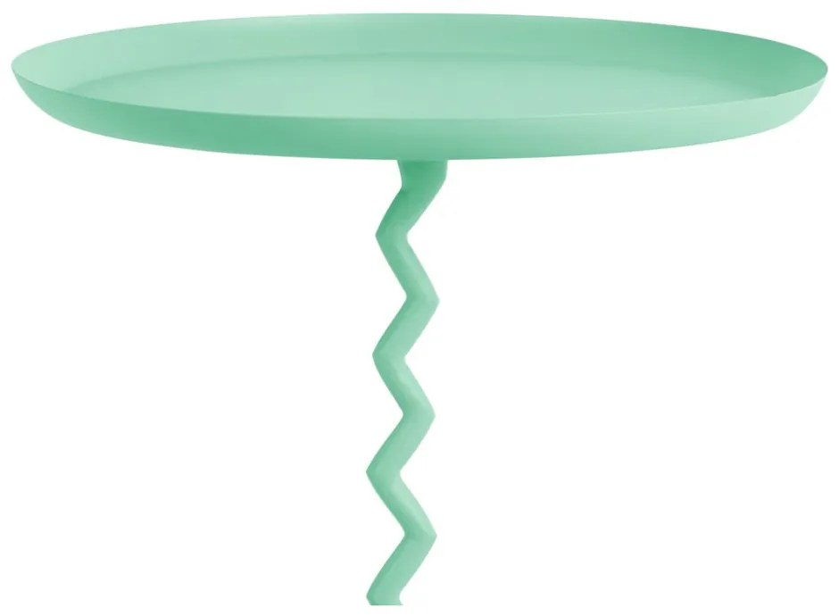 Metalowy okrągły stolik ø 44 cm Zig Zag – Leitmotiv