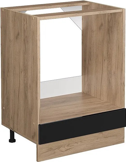 Szafka kuchenna czarny wysoki połysk 60x46x81.6 r-line