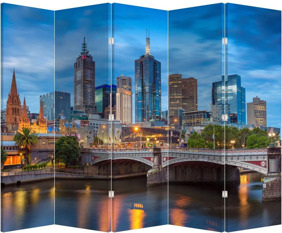 Parawan - Miasto Melbourne (210x170 cm)