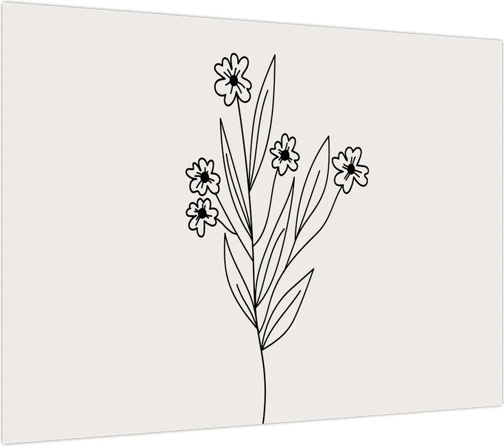Obraz na szkle - Meadow Flower N⁰1 (70x50 cm)