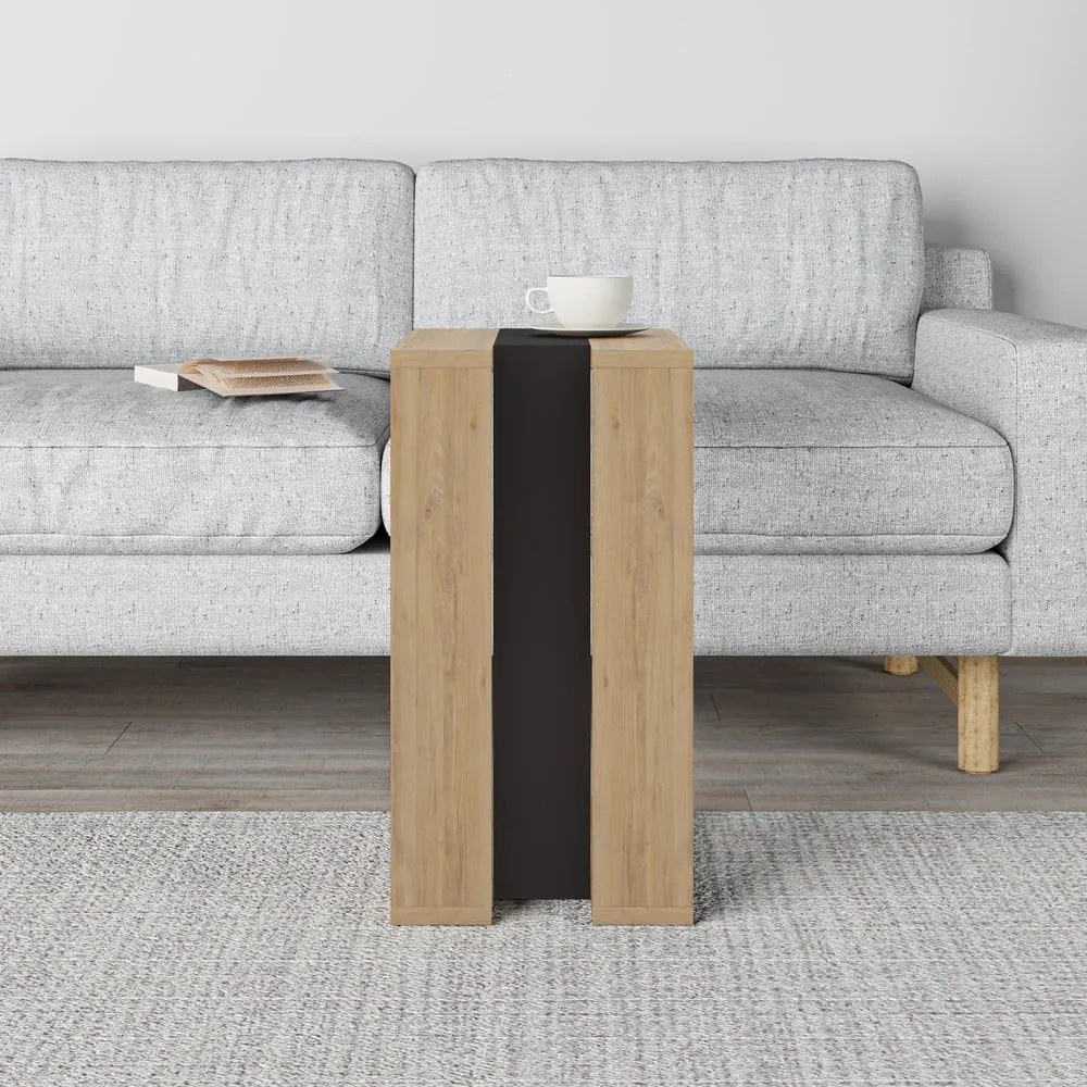 Stolik w dekorze dębu 40x30 cm Macha – Marckeric