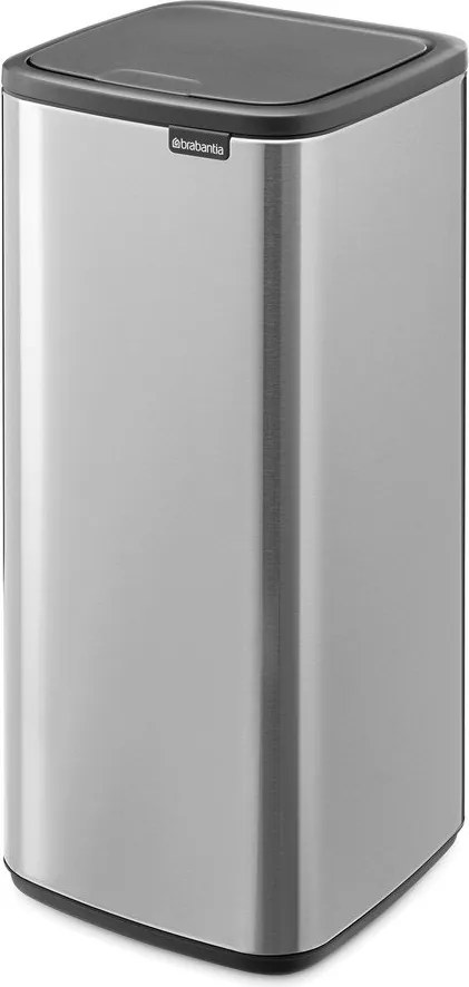 Stalowy kosz na śmieci otwierany na dotyk w kolorze matowego srebra 30 l Bo Touch – Brabantia