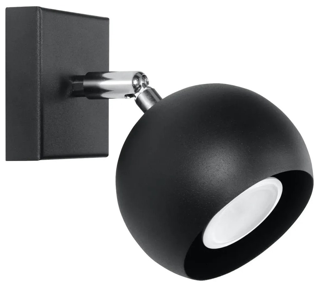 Kinkiet OCULARE czarny SOLLUX LIGHTING