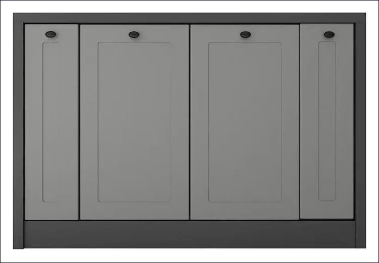 Wyspa kuchenna szary grafit L8-L08