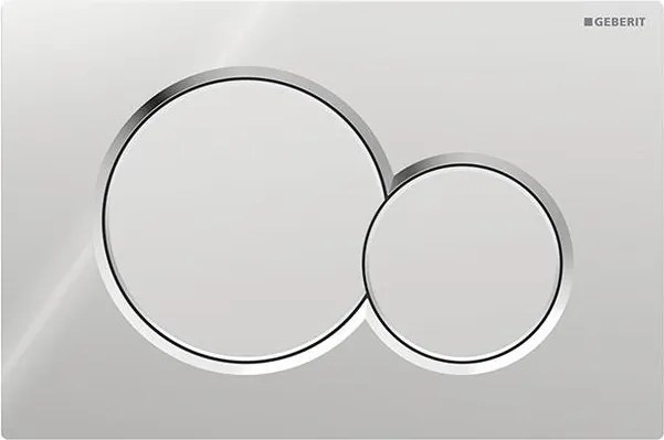 Geberit 115.770.KA.5 - Przycisk spłukujący Sigma01 Round 24,6 x 16,4 cm, chromowany