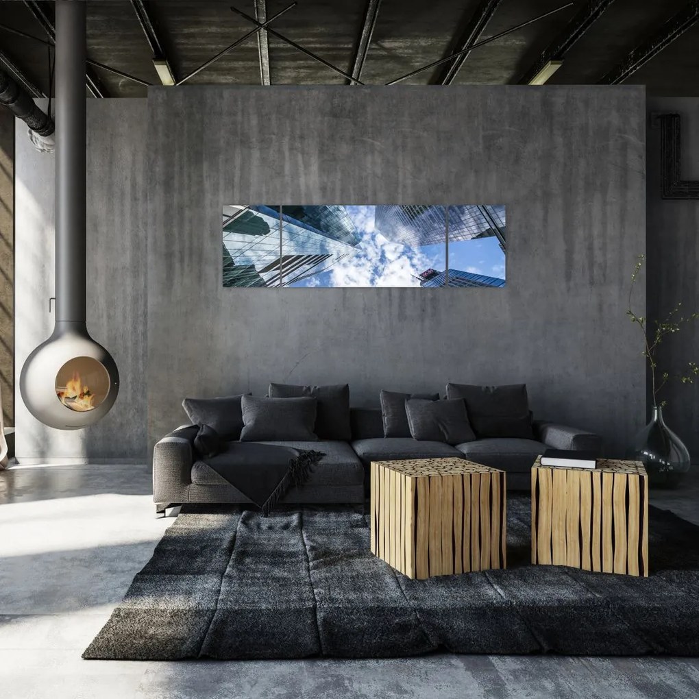 Obraz drapaczy chmur (170x50 cm)