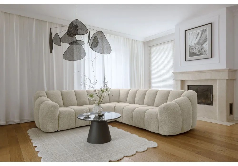 Beżowy narożnik Shell – Miuform