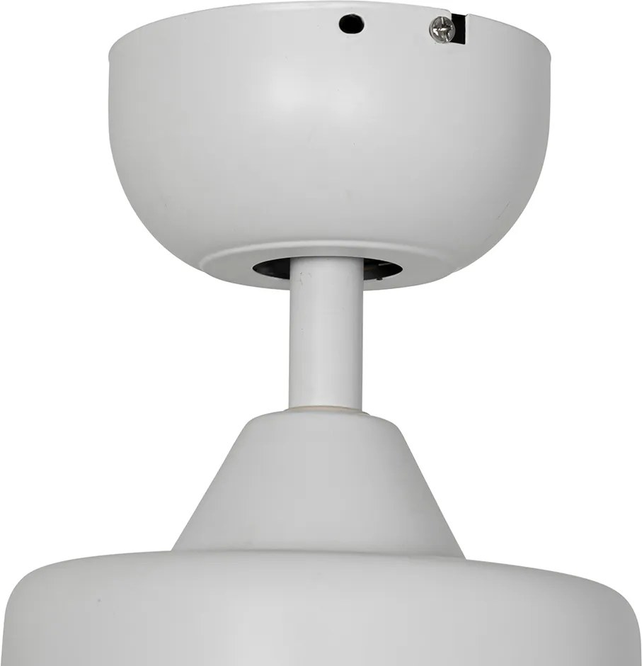 Wentylator sufitowy biały 86,7 cm z LED z możliwością ściemniania z pilotem - Yuki