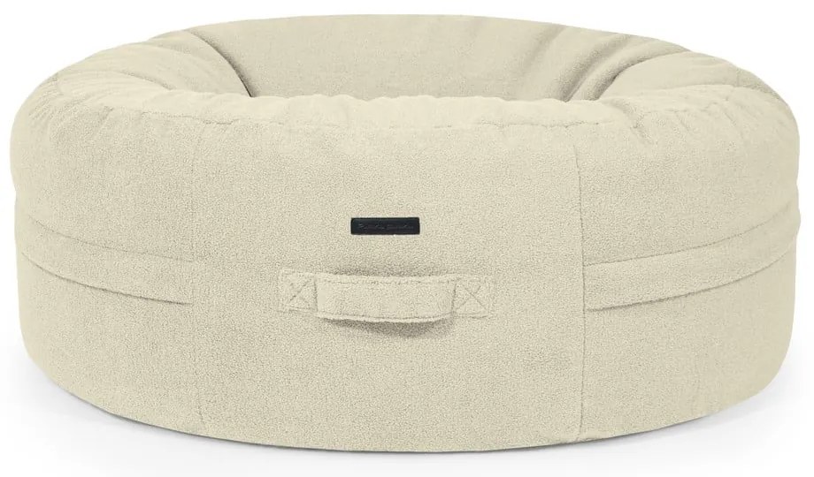 Brązowy worek do siedzenia z materiału bouclé Roll 135 – SLOWDOWN