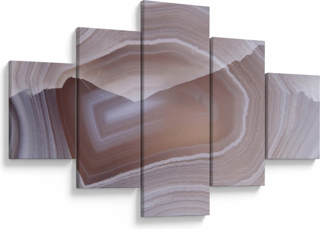 Obraz - Marmurowy agat (125x70 cm)