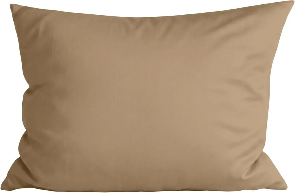 Poszewka na poduszkę z mikrofibry MICROVELLE 70x90 cm, beżowo-brązowy