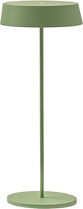 Inemuri jasnozielona lampa stołowa LED z możliwością ładowania przez USB i ściemniania, z baterią o żywotności 12 godzin