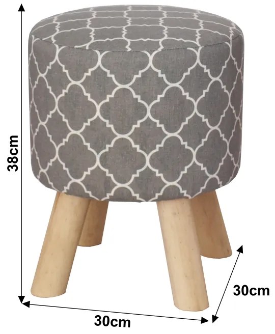 Szara pufa z nadrukiem TAFEL NEW