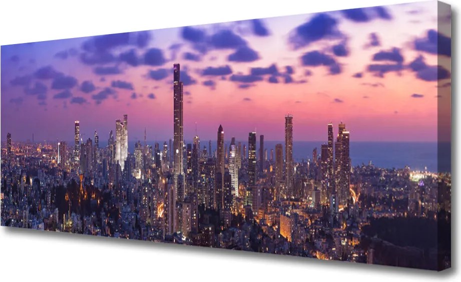 Obraz na płótnie Światła Wielkiego Miasta