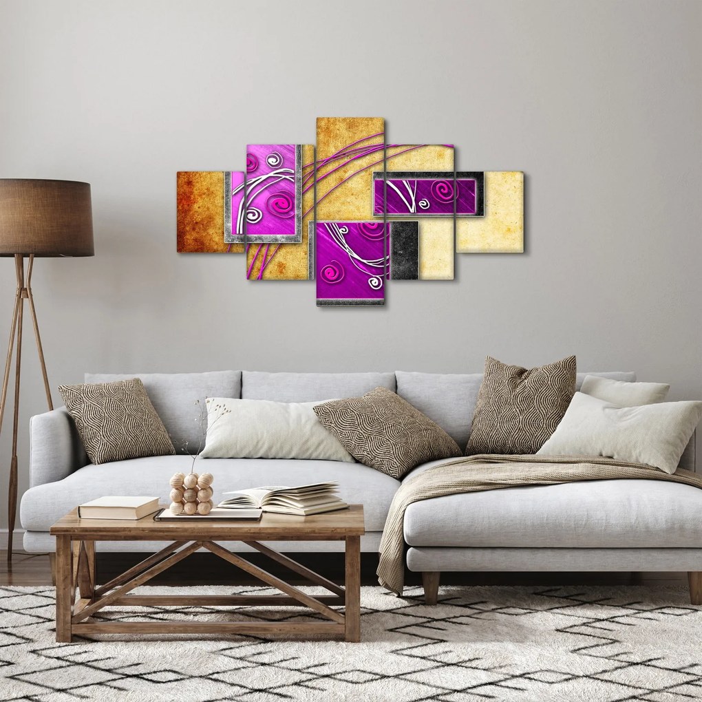 Obraz abstrakcji (125x70 cm)