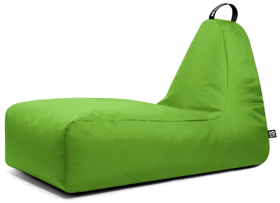 Zielony worek do siedzenia Chill XXL – So Soft?
