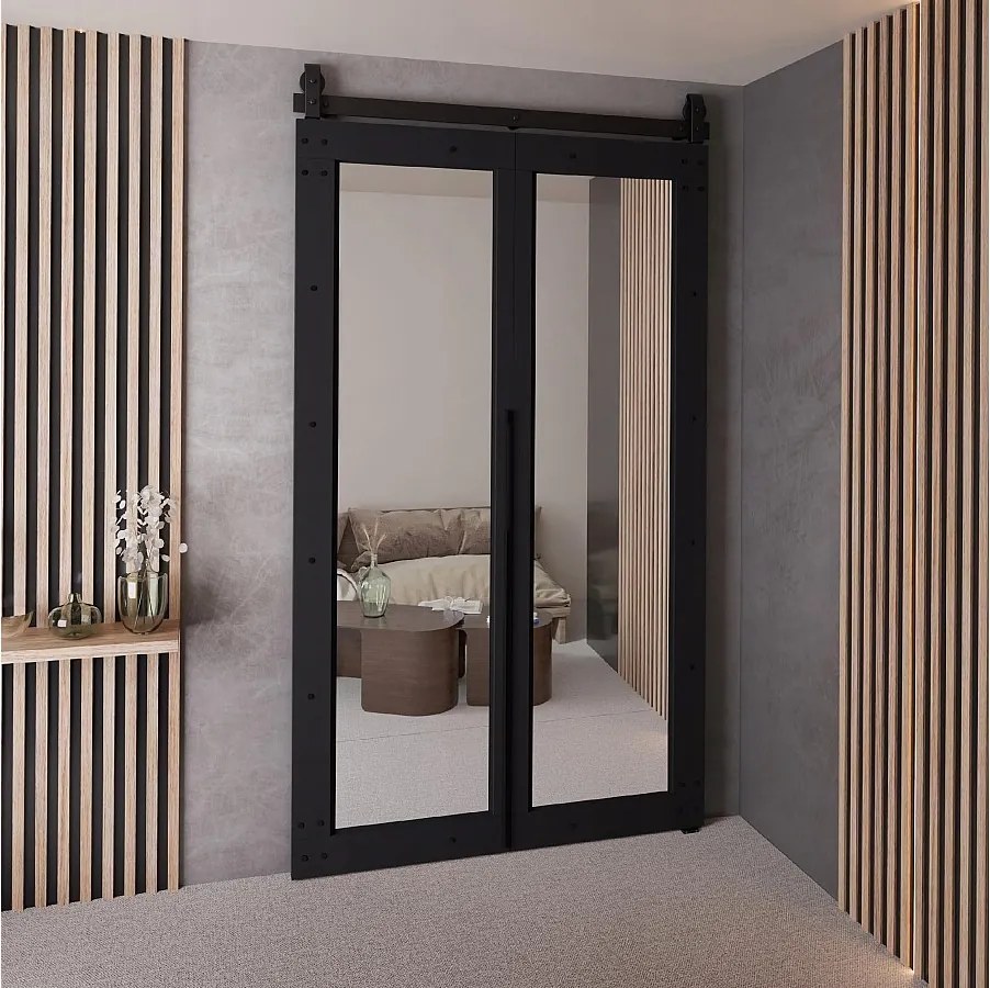 Drzwi Przesuwne QUDIO M8 Czarny 100