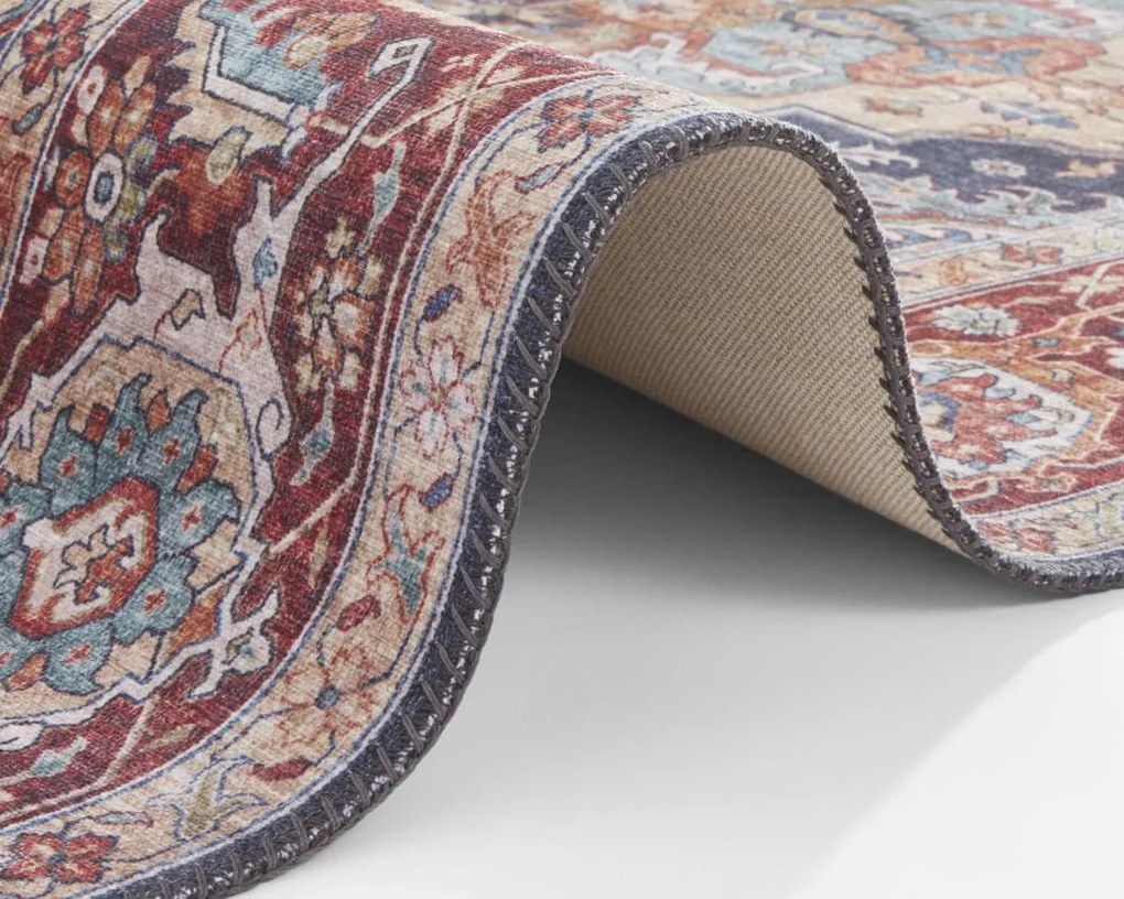 Dywan klasyczny orientalny Asmar indygo niebieski 80 cm x 150 cm