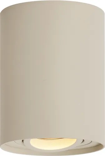 Zestaw 4 nowoczesnych reflektorów natynkowych beżowych GU10 50 mm, obrotowych i odchylanych - Rondoo Up