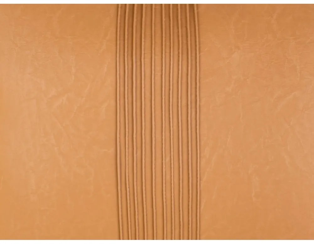 Karmelowobrązowa poduszka PT Living Leather Look, 50x30 cm