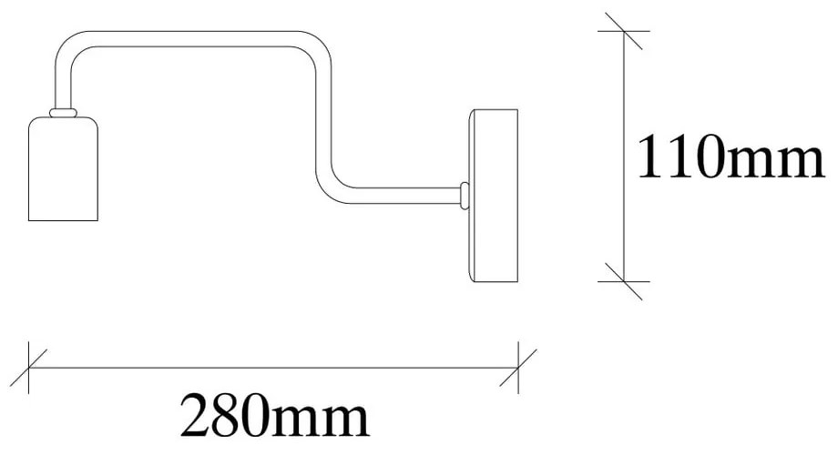 Czarny metalowy kinkiet Opviq lights Isidora