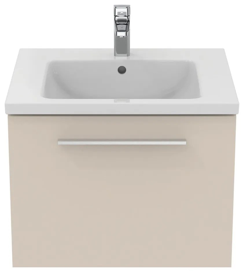 Kremowa wisząca szafka pod umywalkę 60x44 cm i.Life B – Ideal Standard