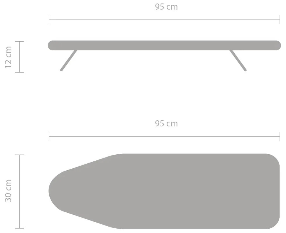 Stołowa deska do prasowania Metallised S – Brabantia