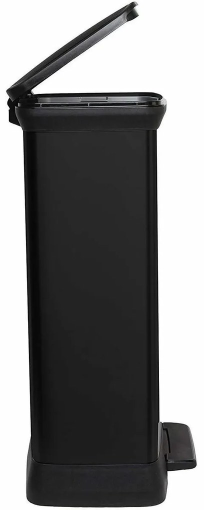 Curver Kosz na śmieci Rectangular 50 l, czarny