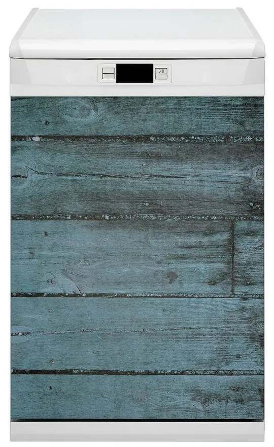 Osłona magnes na zmywarkę Niebieskie deski