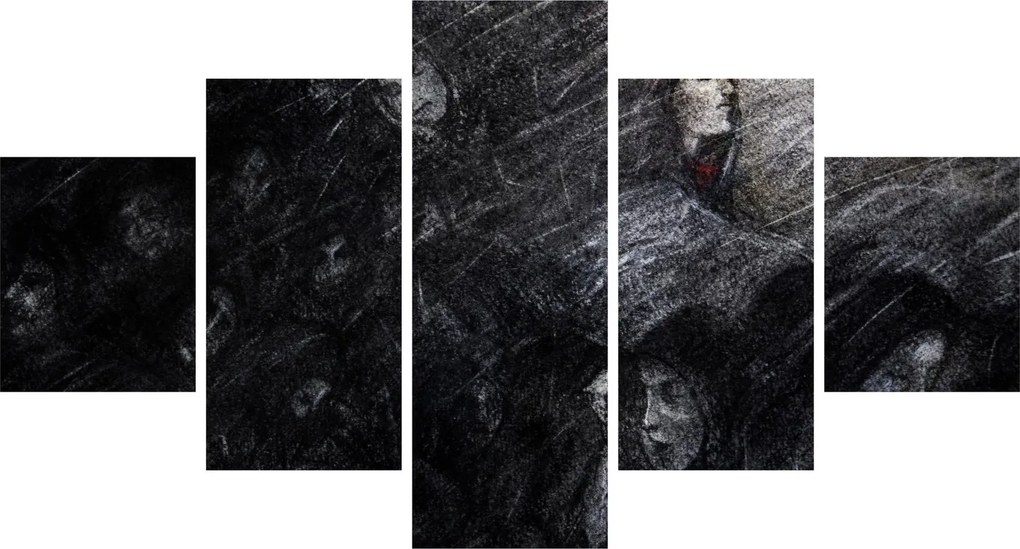 Obraz - Smutek i wyrzeczenie (125x70 cm)