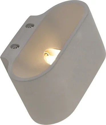 Inteligentny owalny kinkiet betonowy z Zigbee G9 - Arles