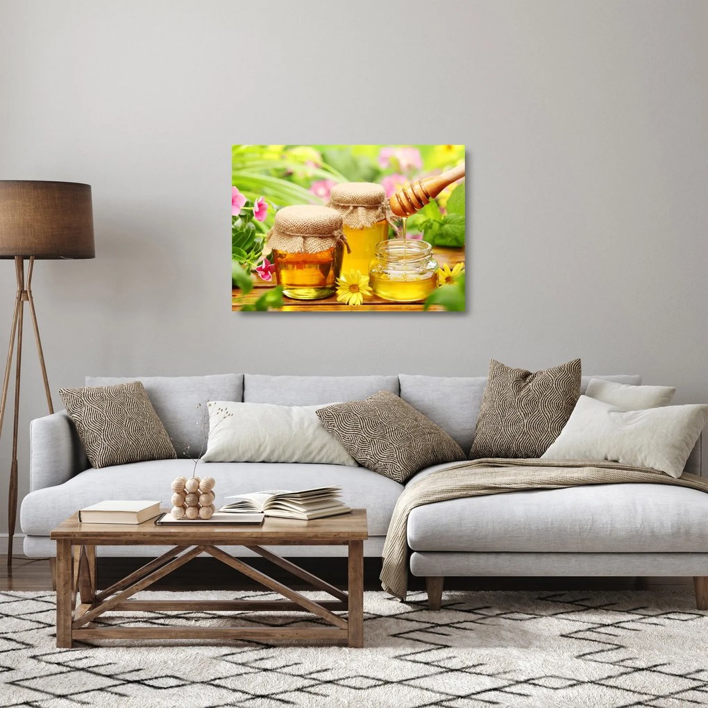 Obraz na szkle miodu (70x50 cm)