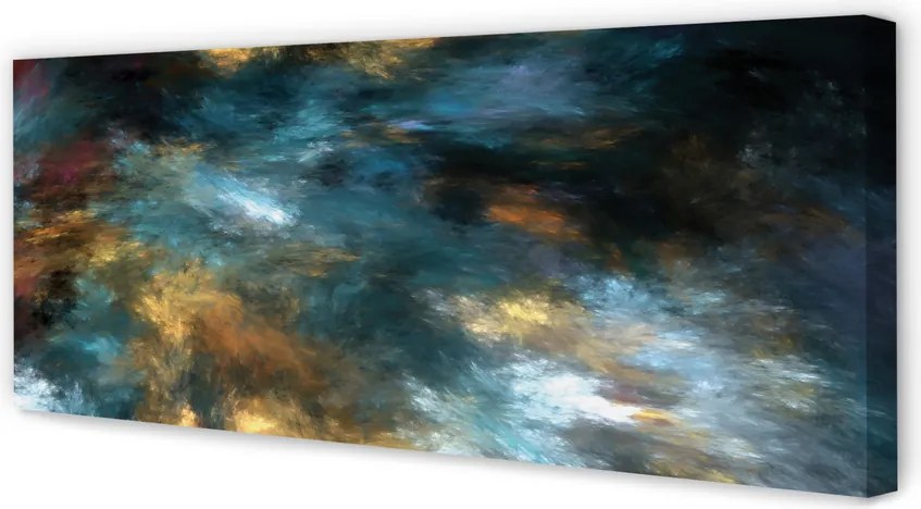 Zdjęcie na płótnie Abstrakcyjne Kolorowe Mazaje