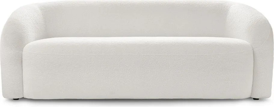 Biała sofa z materiału bouclé 193 cm Elina – Bobochic Paris