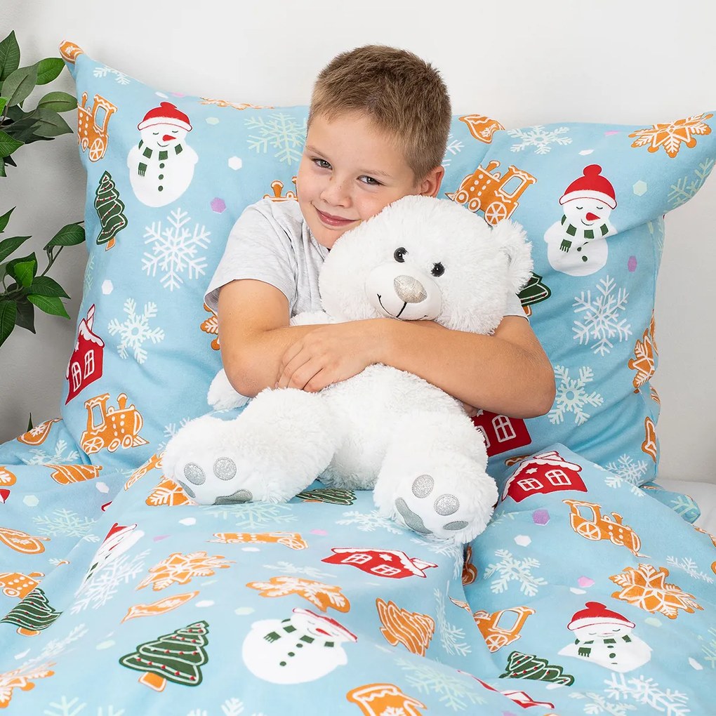 4Home Pościel flanelowa Sweet Winter, 140 x 200 cm, 70 x 90 cm, 140 x 200 cm, 70 x 90 cm