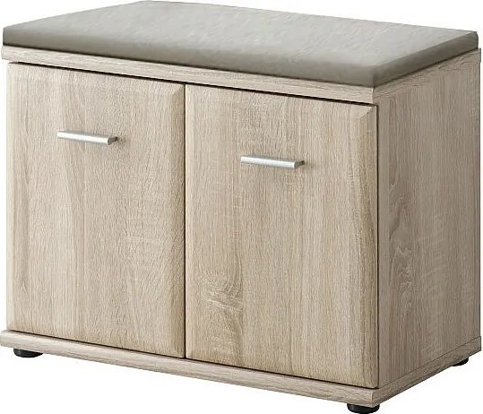 Szafka na buty z siedziskiem ARMARIO dąb sonoma