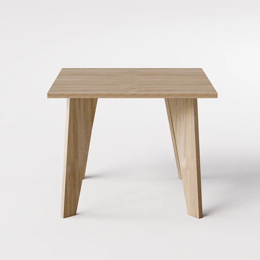 Stół OLEN 90 x 90 cm do kuchni, salonu, jadalni Dąb Sonoma