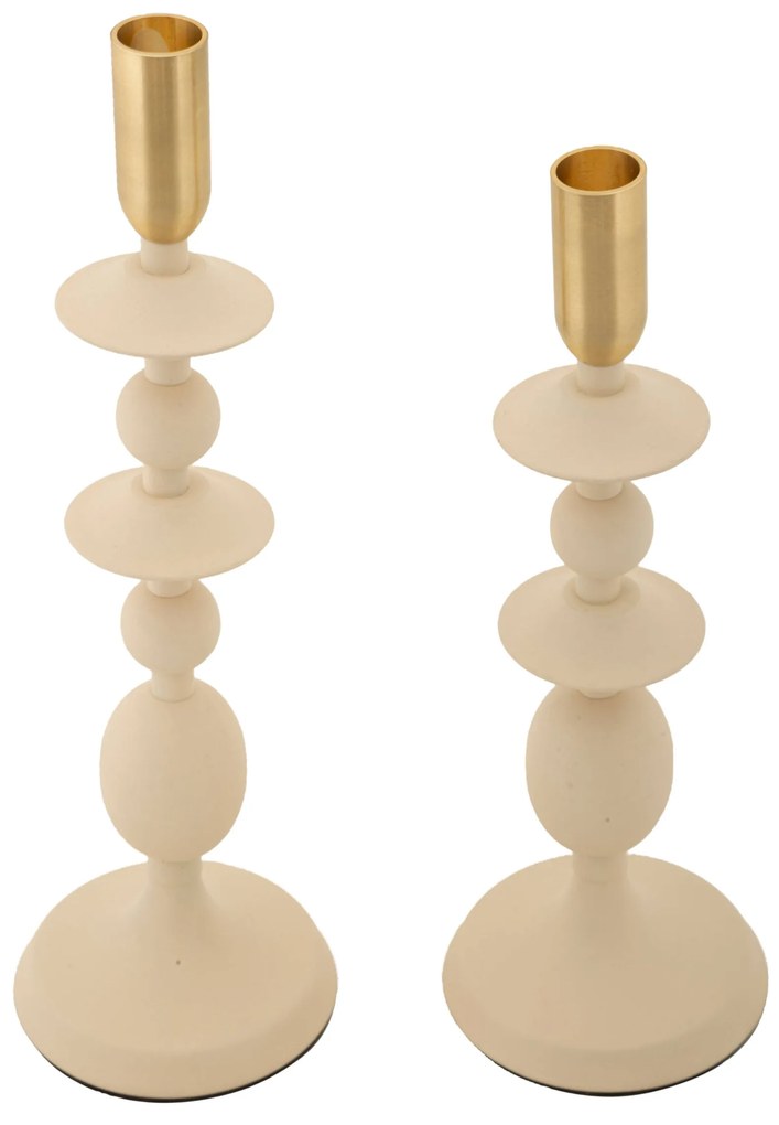 Zestaw świeczników GEMINI, 29 cm, 33 cm